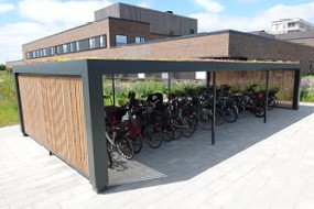 50 meter lang cykeloverdækning til regionshospitalet ved Herning