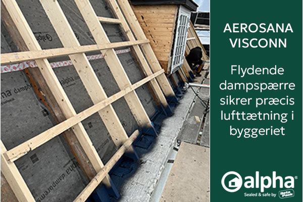 AEROSANA VISCONN – flydende, sprøjtebar dampspærre til sikre og tætte konstruktioner