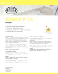 ARDEX P 51 datablad