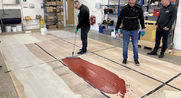 Areo kører mindre affald væk fra byggepladsen