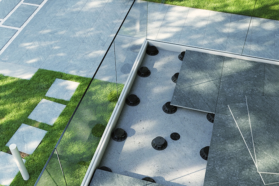 Udendørs keramiske terrasse fliser