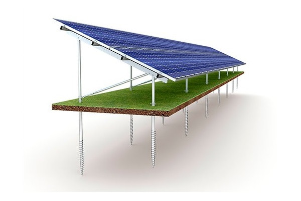 Skruefundament og racks til solceller
