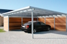 Carport ensidig taghældning - PLAN