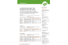 CLASSIFICATION TABLE FOR BURNBLOCK TREATED WOOD