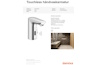 Damixa Core Touchless håndvaskarmatur - Datablad
