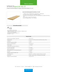 Datablad - Special dry D