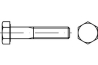 DIN 931 eller DIN 933 Sekskantet bolt med fuld gevind eller delgevind