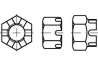 DIN 935 Kronemøtrik