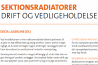 Drift og vedligehold - sektionsradiatorer