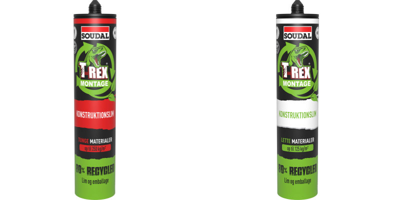 En bæredygtig verdensnyhed - 80 % recycled, 100 % styrke