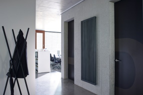 En designradiator fuldender arkitekturen