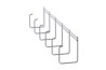 Flexible wire mesh tray