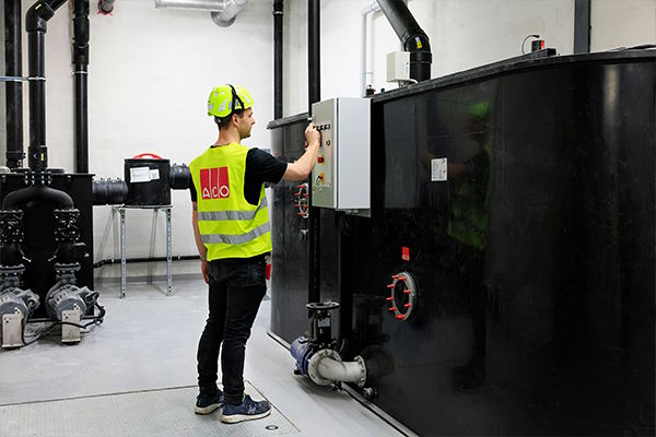 Fuldautomatiske fedtudskillere i ny terminal i Københavns Lufthavn