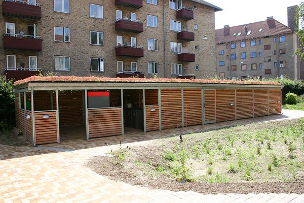 Funktionel og integreret overdækning til gårdmiljø i København