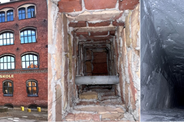 Genbrug af eksisterende kanaler ved bygningsrenovering