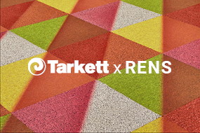 Genbrugte tæppefliser får et nyt og farverigt liv i unikt designsamarbejde