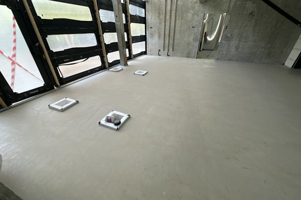 Gips overhaler beton til støbning af undergulve