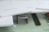 Hollow calcium sulphate panels