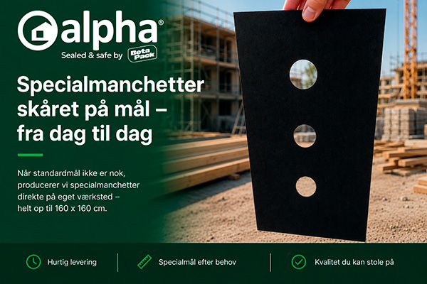 Hurtig levering af specialmanchetter