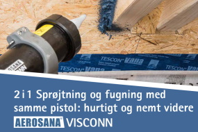 Hurtig lufttætning på svært tilgængelige steder