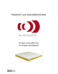 Hz Basic 007 (stenuld) med Hz 03 glat akustikpuds