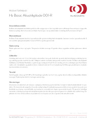 Hz Basic Akustikplade 001-R