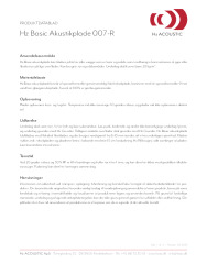 Hz Basic Akustikplade 007-R