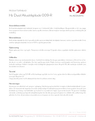 Hz Dual Akustikplade 009-R