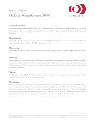 Hz Dual Akustikplade 011-R