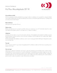 Hz Flex Akustikplade 017-R