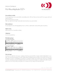 Hz Plus Akustikplade 027+