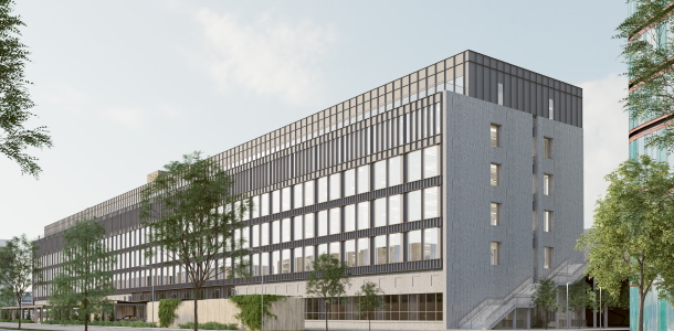 Innovativ løsning mindsker belastningen på bygningen og muliggør det ønskede facadeudtryk