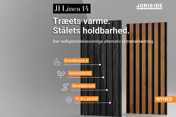 JI Linea 14 – det vedligeholdelsesvenlige alternativ til træbeklædning
