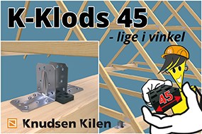 K-Klods 45 - perfekt til opklodsning af spærtræ