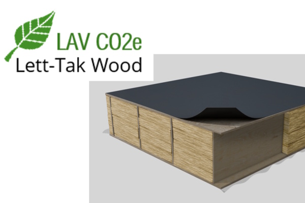 Lett-Tak Wood tagelementer