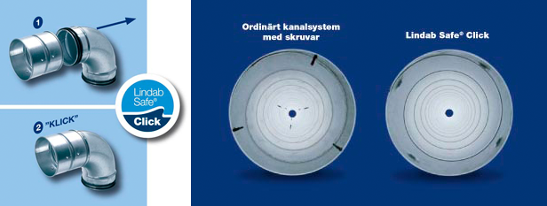 Lindab A/S: Lindab lancerer Lindab Safe® Click.