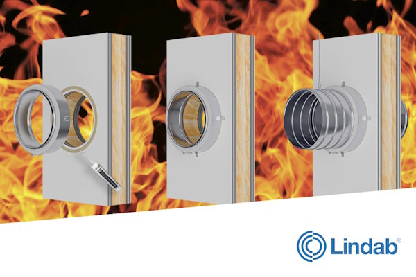 Lindab gør brandsikring af ventilation enkel og effektiv
