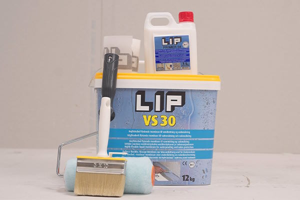LIP VS 30 – TGA-godkendt vådrumssikring med kun 1 mm lagtykkelse
