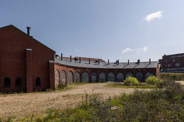 Lokomotivremisen på Viborg Station