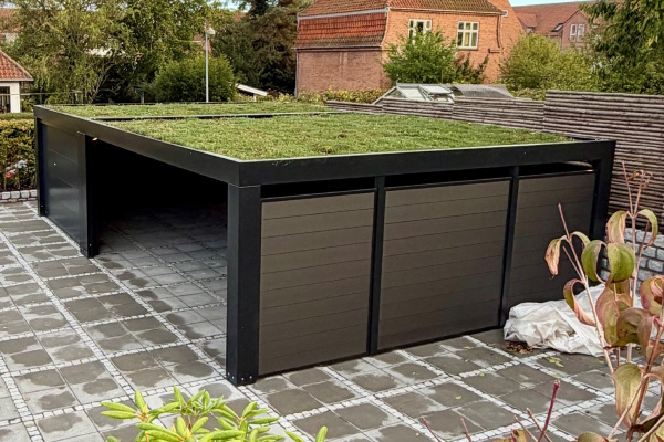 Moderne skurløsninger med sedumtag til fremtidens byggeri