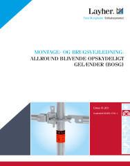 Montage- og brugsvejledning