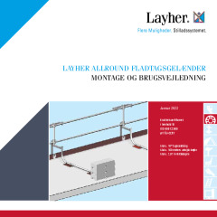 Montage- og brugsvejledning