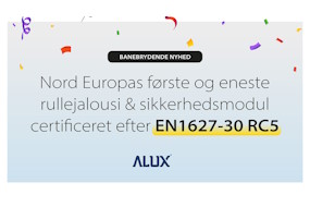 Nordeuropas Første RC5 Certificeret Rullejalousi og Sikringsmodul