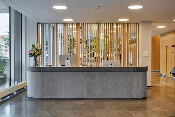 PwC's nyrenoverede og udvidede kontordomicil