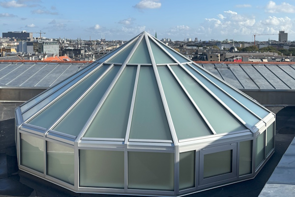 Pyramideglastag i København