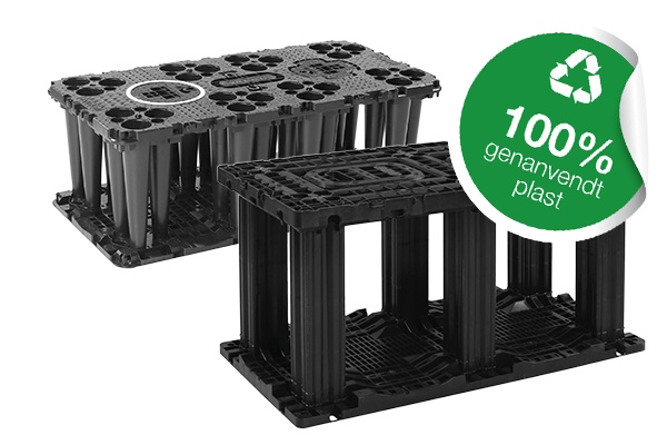 Regnvandshåndtering i genanvendt plast