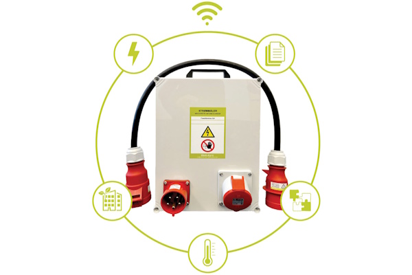 Strømneddeling på byggepladsen