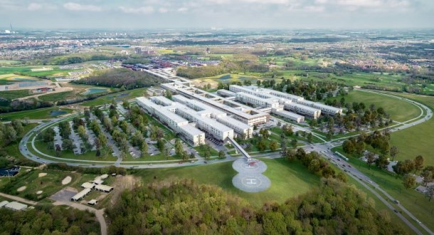 Scan Underlay en del af gulvopbygningen på Odense Universitetshospital