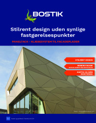 Stilrent design uden synlige fastgørelsespunkter