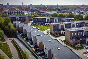 Tæt samarbejde med Danhaus om badeværelser til unikke rækkehuse i ny Odense-bydel